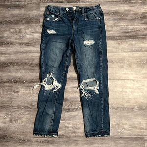 Garage size 3 mom jeans cropped